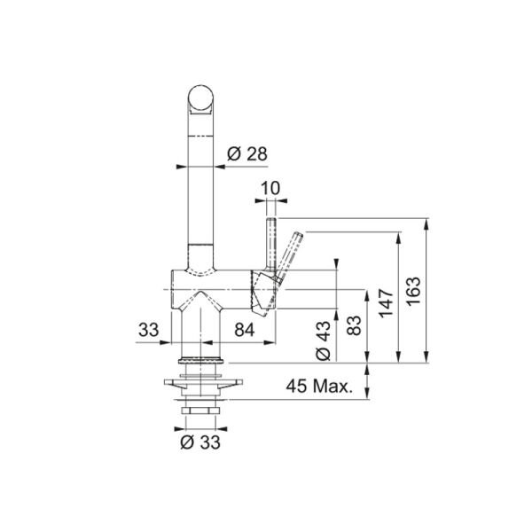 Batarya Active Plus Doccia 2.0 Sahara 115.0663.756
