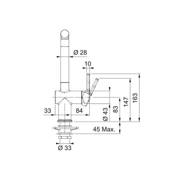 Batarya Active Plus Doccia 2.0 Bianco 115.0663.760