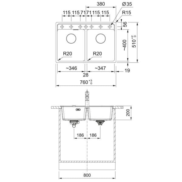 Evye MRG 620-35-35 TL Mat Syh 114.0661.674