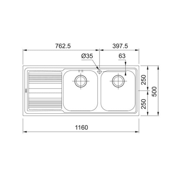 Evye LLL 621 Dekorlu Sol 101.0086.284