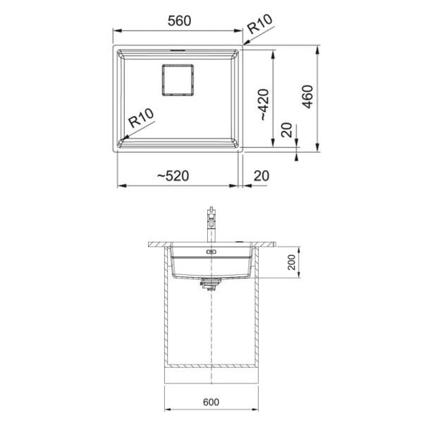 Evye KNG 110-52 Nero 125.0529.601