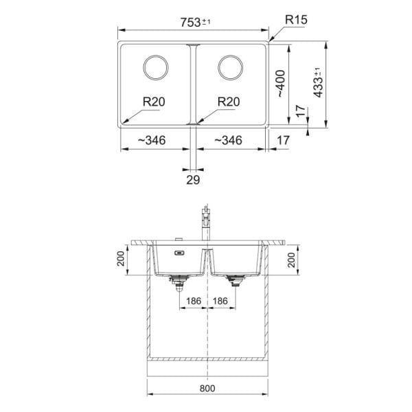 Evye Maris MRG 120-35-35 Slate Grey 125.0714.198