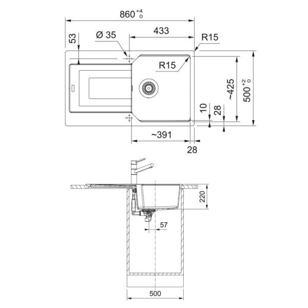 Evye Urban UBG 611-86 Bianco 114.0688.482