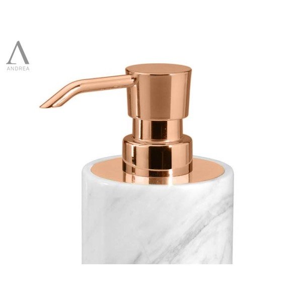 BA15104 Sıvı Sabunluk Mermer/Rose