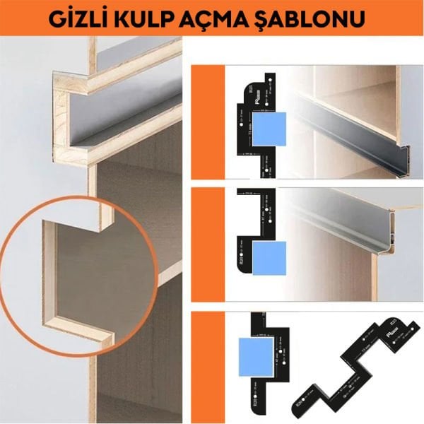SL0546 Gizli Kulp Açma Şablonu