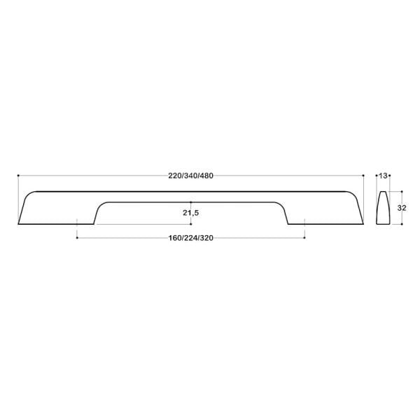 8520 Altın Kulp 224 mm