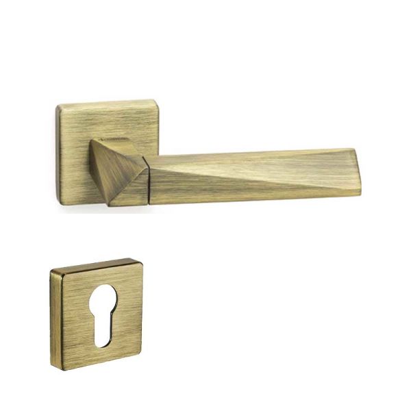 AGATE Antik Saten Mat  Kapı Kolu Yale