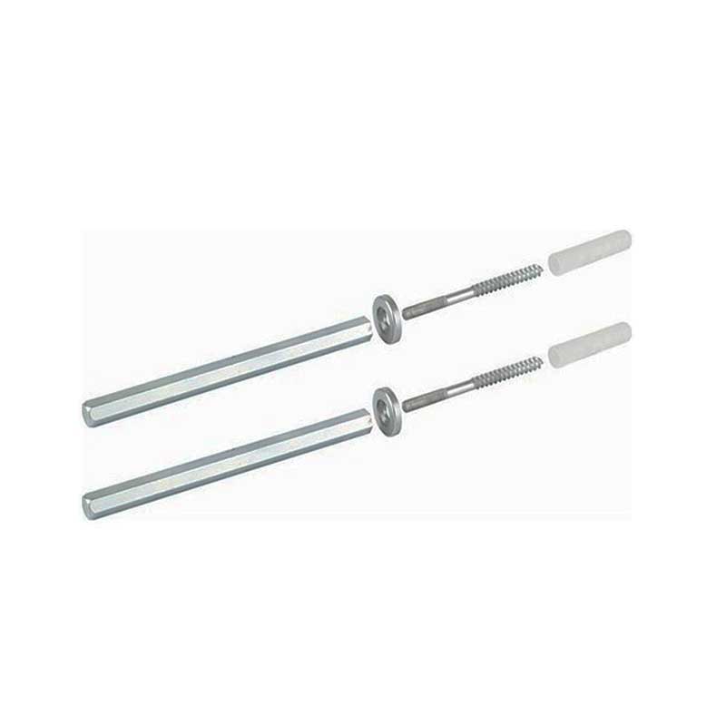 2137-14- Gizli Raf Tutucu 14 cm. Çinko Çift
