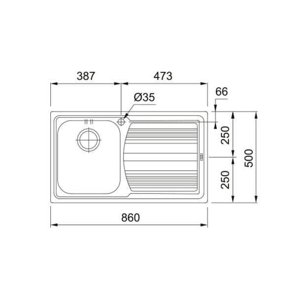 Evye LLX 611 Sağ İnox 101.0656.156
