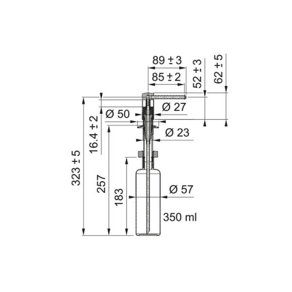Sıvı Sabunluk Krom 119.0584.065