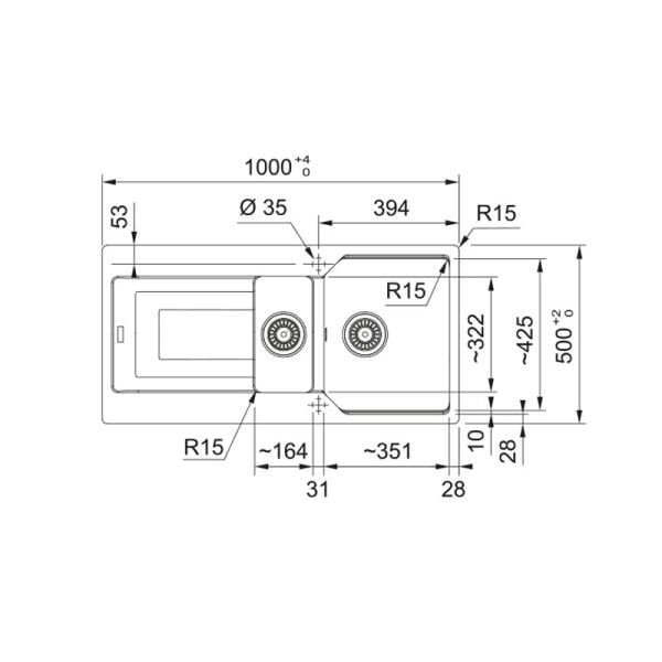 Evye UBG 651-100 Slate Grey 114.0729.074