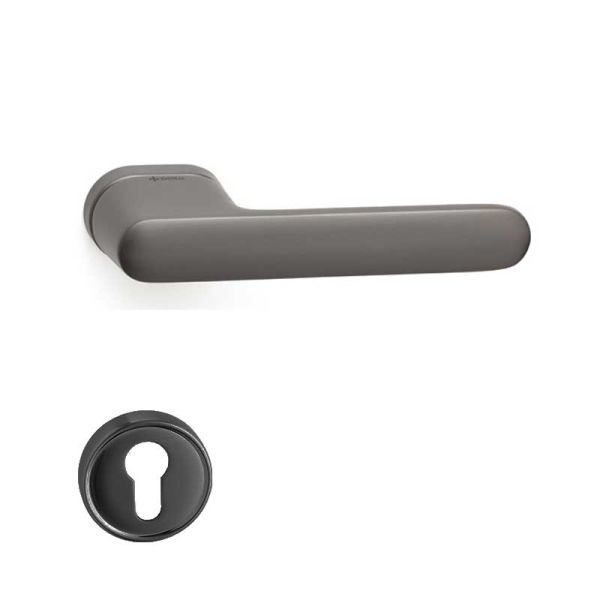 AKIK Füme Saten  Kapı Kolu Yale