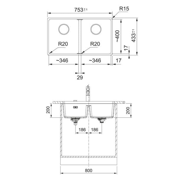 Evye MRG 120-35-35 Nero 125.0686.732