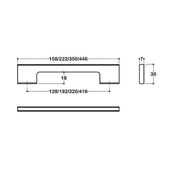 8574 Nikel Saten Kulp 128 mm