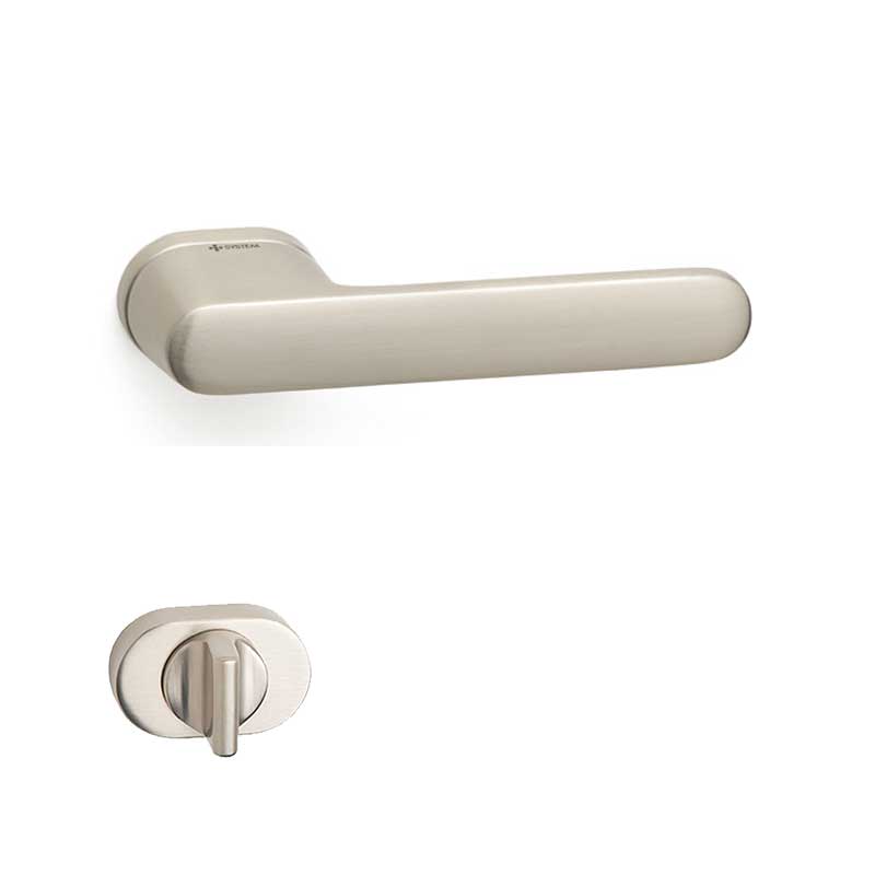 AKIK Nikel Saten  Kapı Kolu Wc