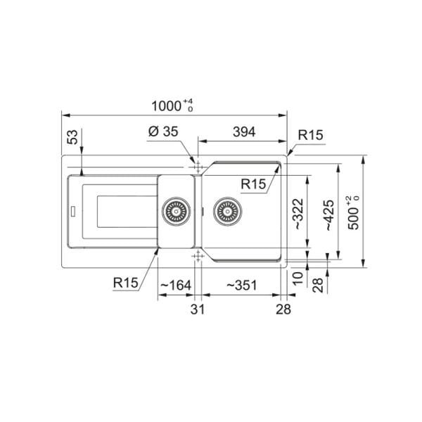 Evye Urban UBG 651-100 Bianco 114.0688.456