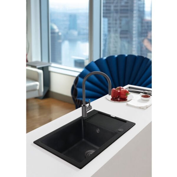 Taşma Kiti Yuvarlak Antrasit 133.0722.565