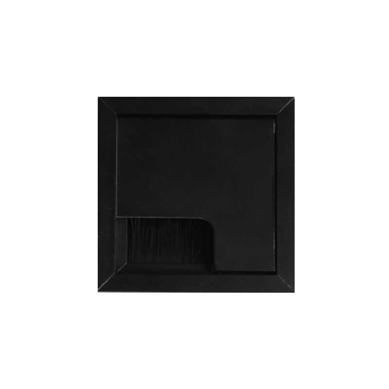 80x80mm Kablo Kapağı Mat Siyah