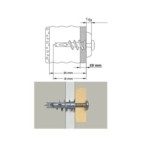 VESTA GLK-M Metal Alçıpan Dübeli