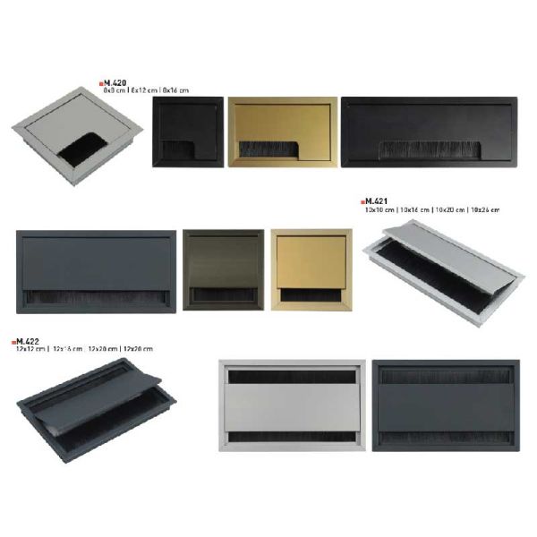 80x200mm Kablo Kapağı Mat Siyah