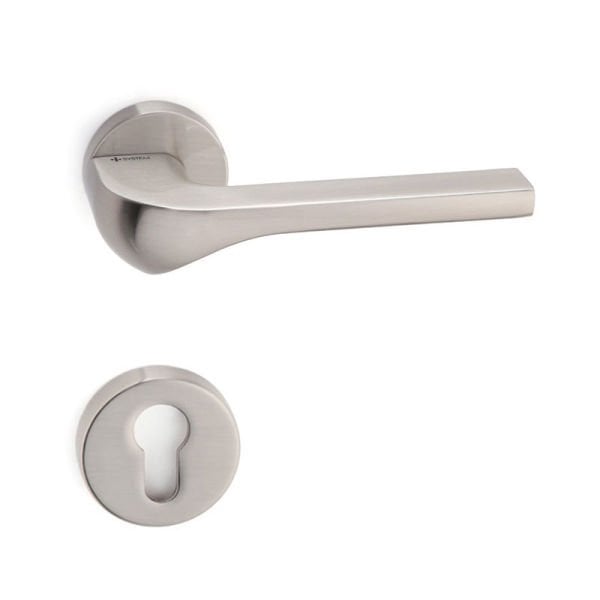 ATEN Nikel Saten  Kapı Kolu Yale