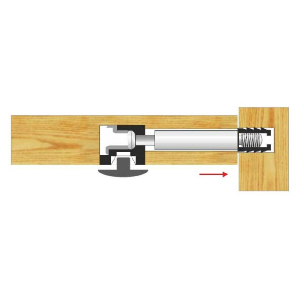 Minifix Tıpası beyaz/krem/kahve (100ad)