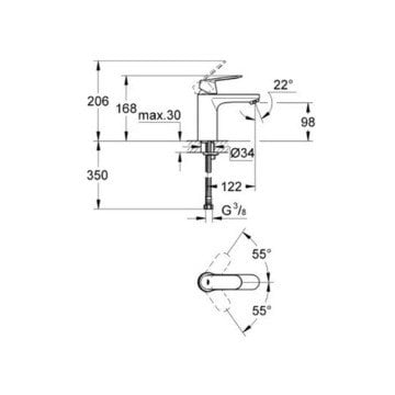 23327000 Eurocosmo Lavabo Bataryası