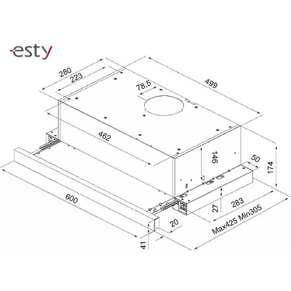 Aspiratör 1350 Inox