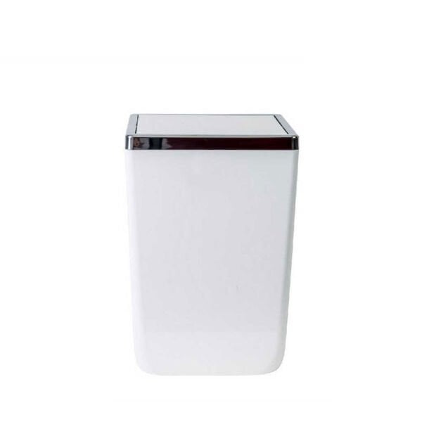 M-SA05-01 Toskana Çöp Kovası 6 Lt Beyaz