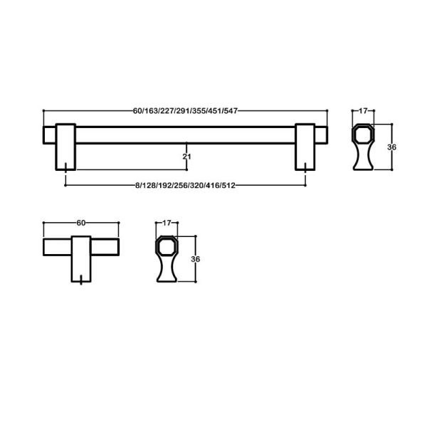 8720 Altın Kulp 128 mm