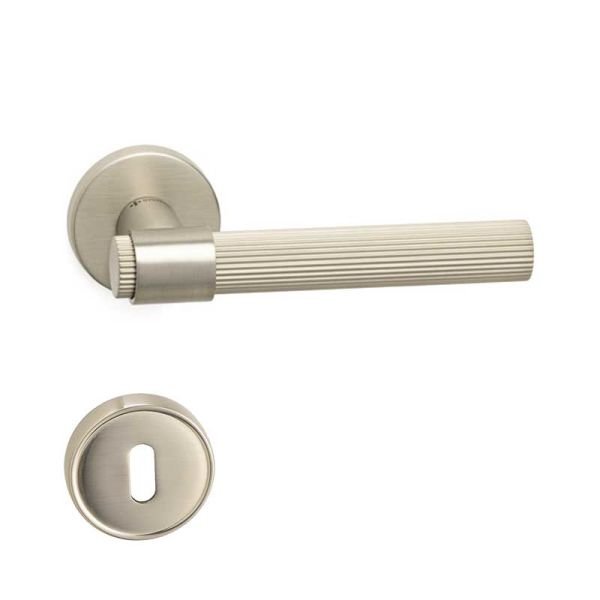 AXEL-L Nikel Saten Mat  Kapı Kolu Oda