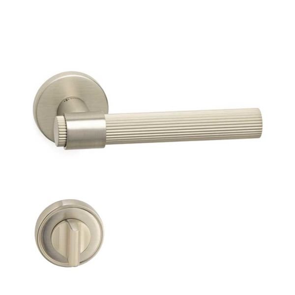 AXEL-L Nikel Saten Mat  Kapı Kolu Wc