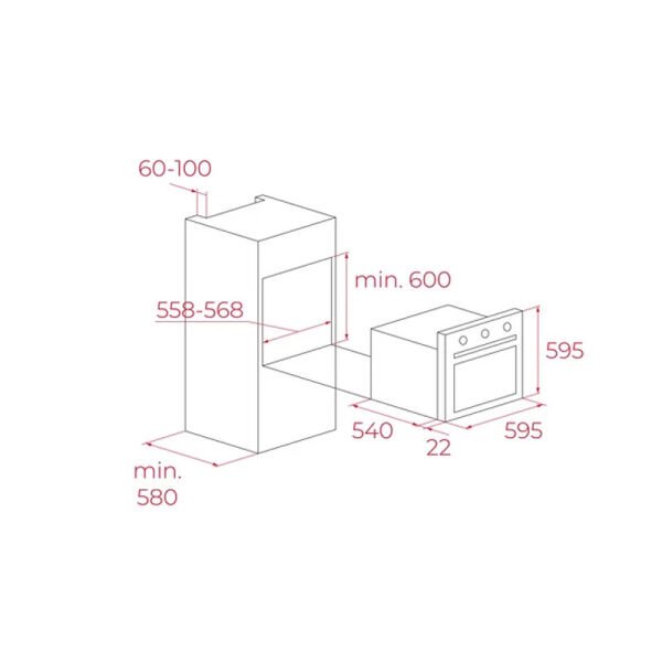 Fırın HAK 625 W Beyaz