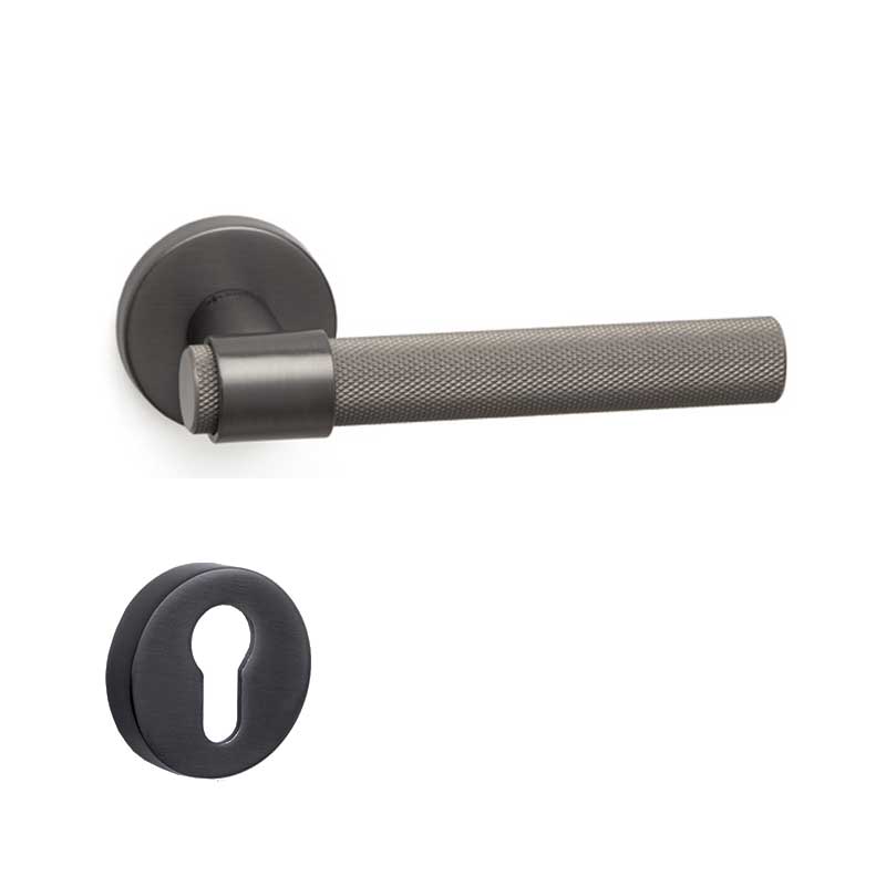 AXEL-T Füme Saten  Kapı Kolu Yale