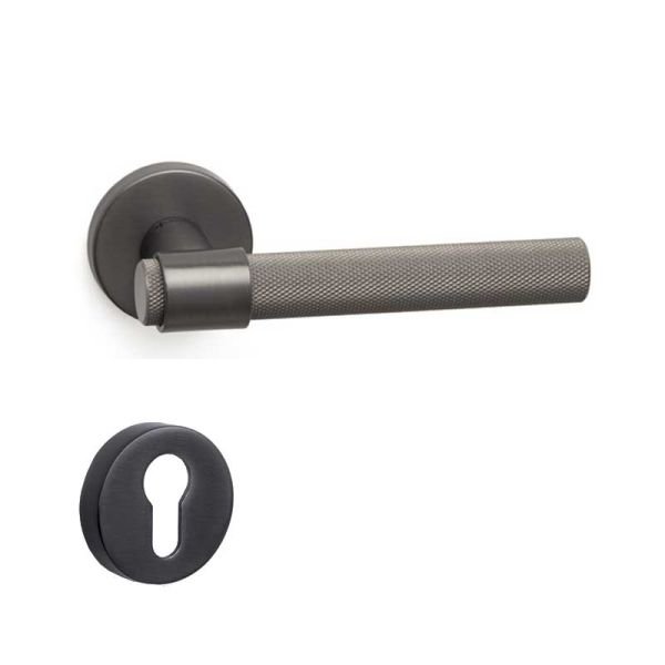 AXEL-T Füme Saten  Kapı Kolu Yale