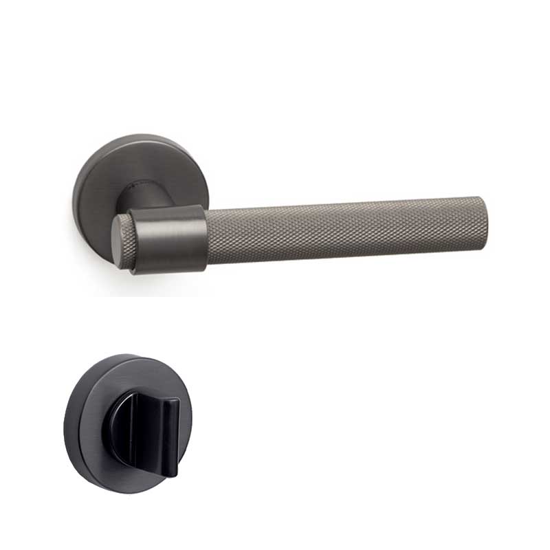 AXEL-T Füme Saten  Kapı Kolu Wc