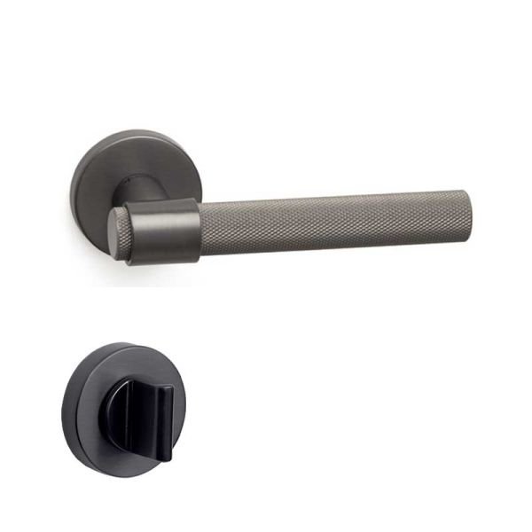 AXEL-T Füme Saten  Kapı Kolu Wc