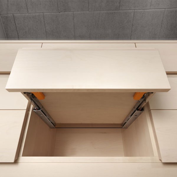 Tandem Frenli Kısmi Açılım Ray Takımı 55 cm