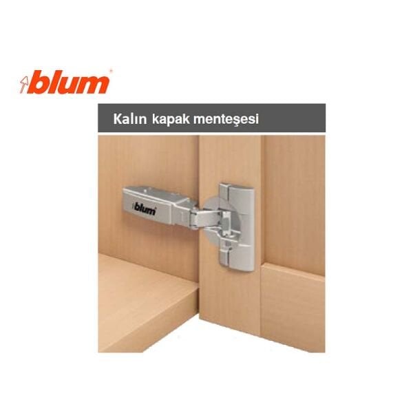 Kalın Kapak Frenli Menteşe Siyah