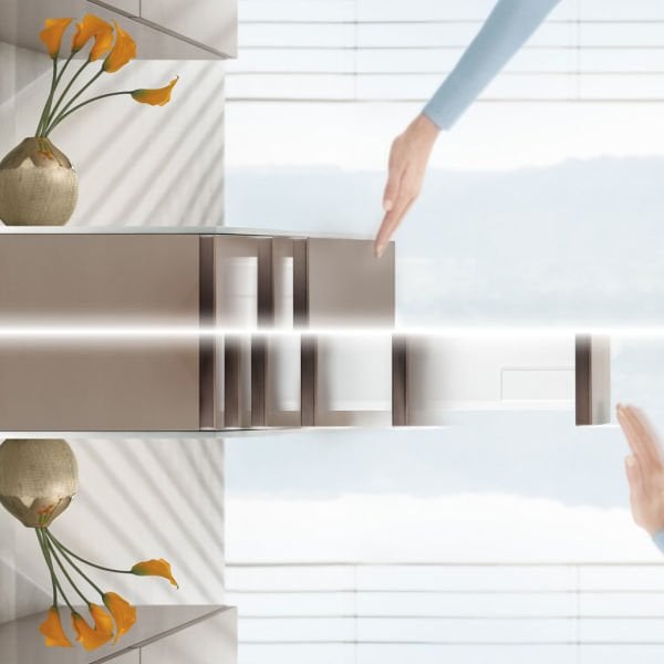 Tandem TIP-ON (Bas Aç) Tam Açılım Ray Takımı 50 cm