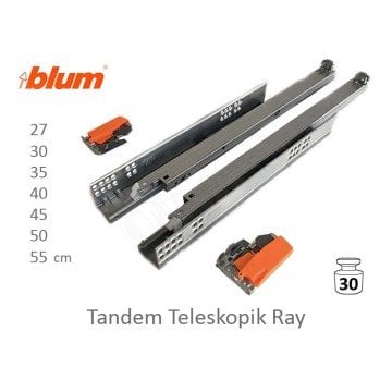 Tandem TIP-ON (Bas Aç) Tam Açılım Ray Takımı