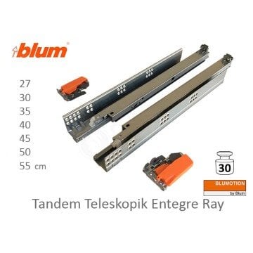 Tandem Frenli Tam Açılım Ray Takımı