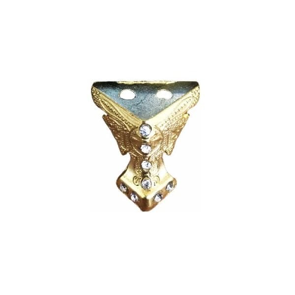 Kelebek Taşlı Ayak 2,5cm Altın