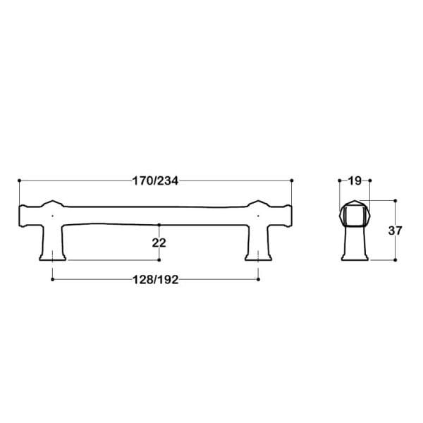 4223 AntikGümüş Kulp