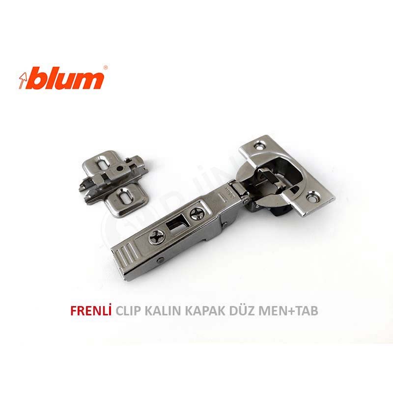 Kalın Kapak Menteşe Frenli Düz