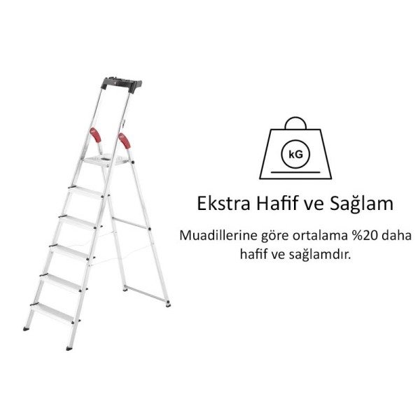 8160-607 L60 Merdiven 6 Basamaklı