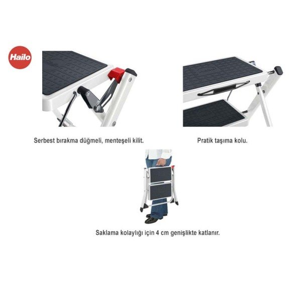 4310-001 MK60 Merdiven Mini 2 Basamaklı