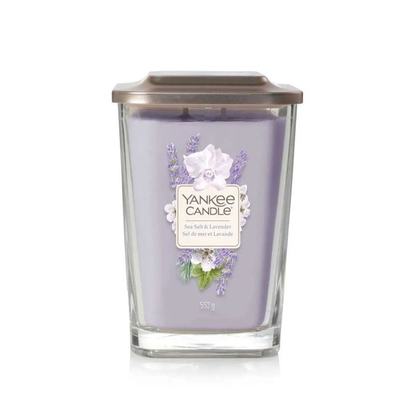 1628651E Büyük Elevation Mum Sea Salt Lavender