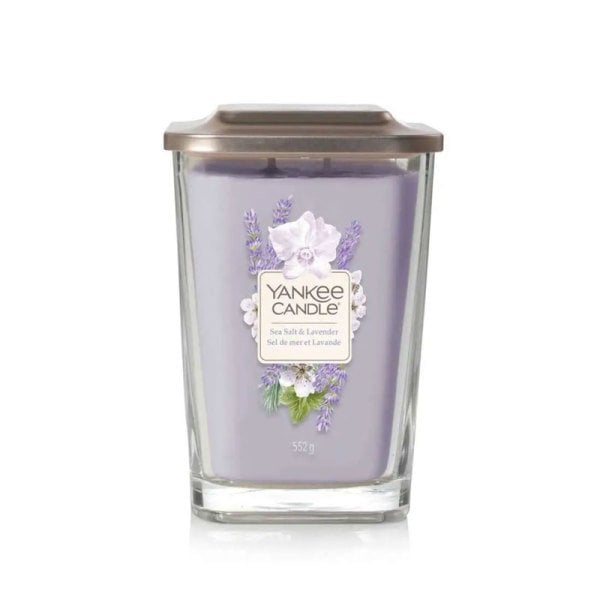 1628651E Büyük Elevation Mum Sea Salt Lavender