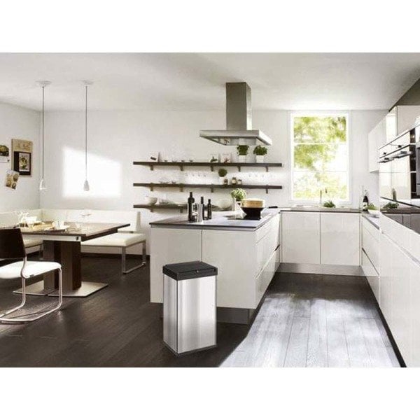 0840-111 Çöp Kovası Big Box L Krom 35 Lt